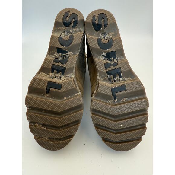 Sorel Joan of Arc Wedge II Boot in Brown Leather Size 8 - Picture 4 of 5